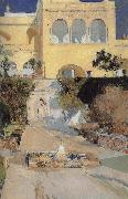Joaquin Sorolla The Royal Palace in the afternoon oil on canvas